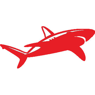 Hawaiian Shark Sticker