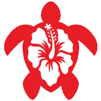 Hawaiian Turtle Honu Sticker