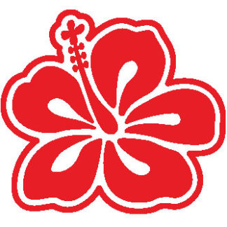 Hawaiian Hibiscus Sticker